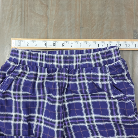 H&M Kids Plaid Pajama Bottoms - Blue and White #J2510-0202 - Picture 5 of 8